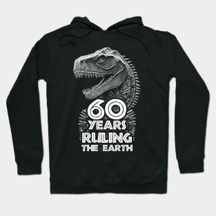 60th Anniversary - Dinosaur Lovers Birthday Hoodie